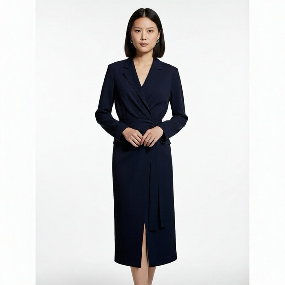 Nordstrom Dresses & Skirts - Nordstrom Signature Elegant Navy Long Sleeve Dress